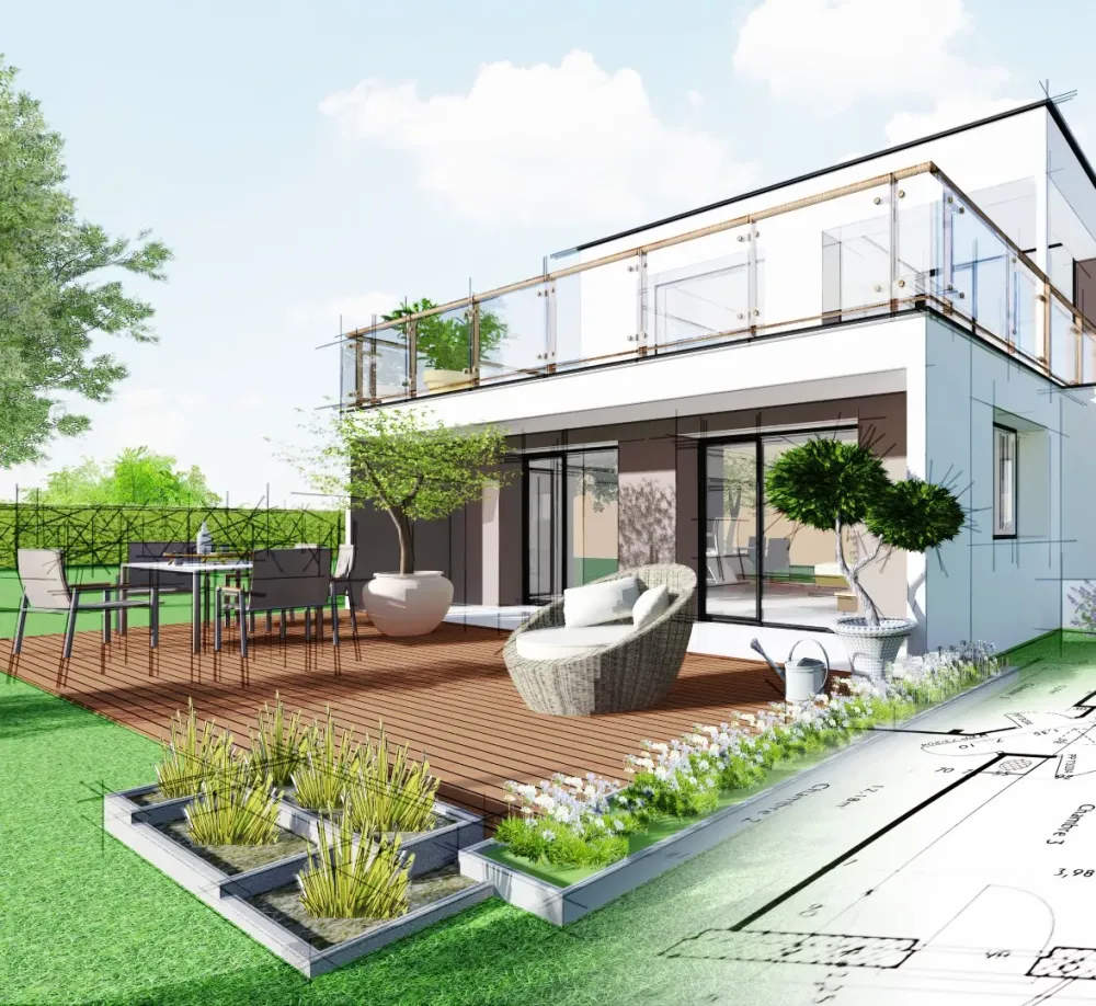 plan jardin